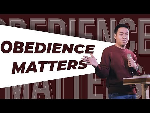 Obedience Matters // Stephen Prado