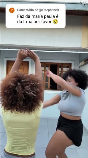 Maria Paula and Her Sister Dancing | { Famous TikTok Dance }