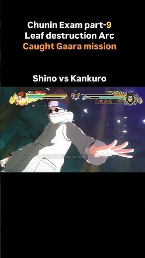 Chunin exam Leaf distraction Arc Caught Gaara mission for next part #foryou #feed #funny #fyp #ig
