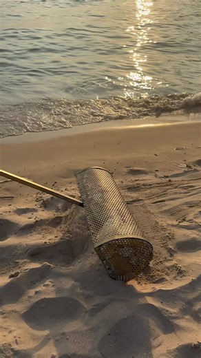Beach cleanup and treasure hunt