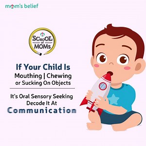 Oral sensory seeking can make it difficult for a child's brain to coordinate well with the lips, tongue, and jaw to make speech sounds. Learn the clinically proven tricks by our experts to help your child speak. Register Now to Talk to an Expert Today @ https://bit.ly/3cFBMX0 For more details call: 91-9999075867 . . #parenting #mom #motherslove #motherdaughter #motherson #specialneedkids #autism #course #program #workshop #covid19 #covidvaccine #communicationskills #communication | Mom's Belief