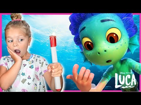 Disney Luca 3 Marker Challenge with a MAGIC Marker!! Kin Tin Cant Believe It!