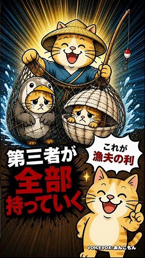 【知らないと損】戦ってたら全部持ってかれる話（漁夫の利） #もんぞう #もんぞうの学習部屋 #故事 #故事成語 #漁夫の利 #漢文