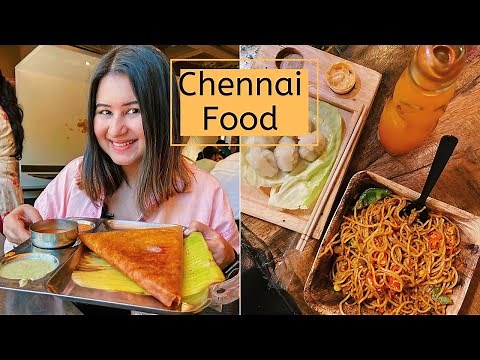 Chennai Food (Part 1) | Dosa, Ghee Pongal, Chicken 65, Lighthouse & More