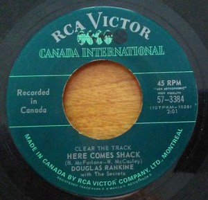 Douglas Rankine With The Secrets - Clear The Track Here Comes Shack