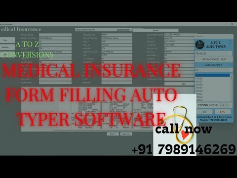 Medical Form Filling Auto Typing Software