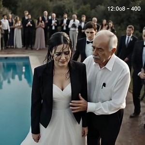 My Groom Threw Me Into the Pool During Our Wedding Photos — Then My Father Walked Over and Took Control A few months before our wedding, Dylan showed me a video of a groom dropping his bride into a pool. He laughed hysterically. “Can you imagine doing that at our wedding?” I looked him straight in the eye. “If you ever do that to me, I’ll walk. I mean it.” He kissed my forehead. “I’d never. Don’t worry, Claire.” I believed him. Our wedding was everything I dreamed of. My custom gown, the scent o