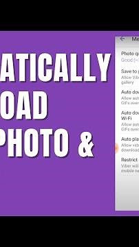 How To Download Video/Photo From Viber Messages