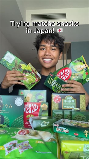 Angelo Marasigan on Instagram: "Matcha snacks mukbang 😋"