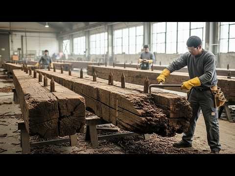 Old Difficult Wood Recycling Projects Full Rusty Nail - Amazing Techniques Woodworking & Furniture