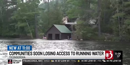 Two North Country communities are losing access to running water