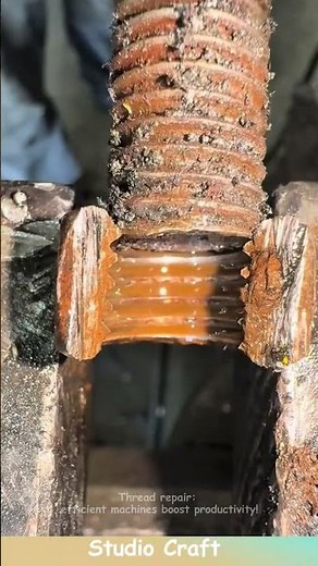 Thread repair: efficient machines boost productivity! #machine