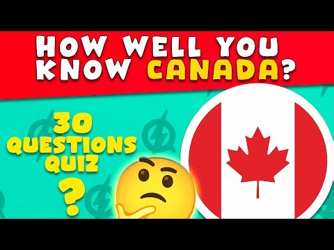 🇨🇦 Canada Quiz | 30 Questions to Test Your Knowledge! 🍁#quiz #trivia