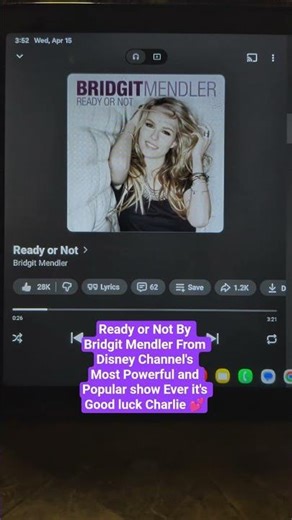 Ready or not By Bridgit Mendler From Disney Channel's Most Popular Show Good luck Charlie