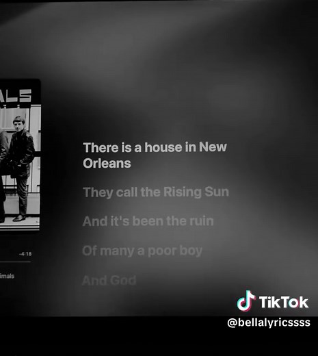 The Animals - House of the Rising Sun (Lyrics & Song)