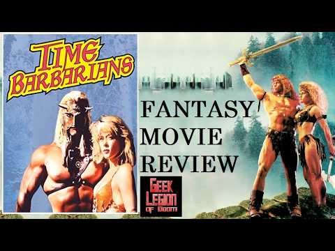 TIME BARBARIANS ( 1990 Deron McBee ) Troma Sword & Sorcery Time Travelling Fantasy Movie Review