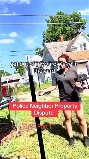 11K views · 51 reactions | Police Called Over Heated Property Line Dispute Between Neighbors — Escalates Fast on Camera Watch full video here https://brightmomments.com/.../police-called-over-heated.../ | Real Cops | Facebook