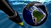 Submarine cable systems and their landing stations around the world....