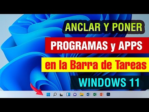 Como poner Aplicaciones en la Barra de Tareas Windows 11 | anclar programas en la barra de tareas