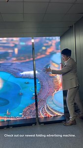 Folded Advertising LED! Easy moving and folded. One machine multiple uses. #leddisplays #ledscreen #advertising #advertisingmachine #advertisement #ledscreenrental #eventplanner #eventplanning #eventdesign #eventdecor #ledwall #viral #rentalleddisplay #Exhibition #promotion | LediUp | Facebook