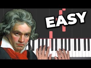 Beethoven Symphony No. 9 (Easy Piano Tutorial)