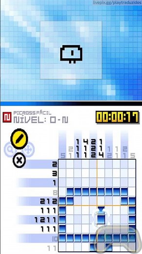 Picross DS | PT-BR | Easy Mode N | 25 | Play Translated