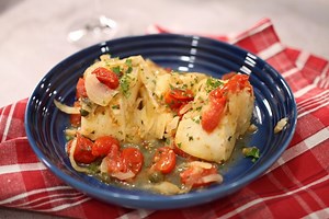Acqua Pazza or Crazy Water Cod Fish Recipe | Pasquale Sciarappa Recipes
