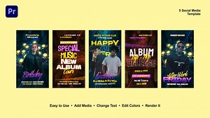 Music Party Instagram Stories