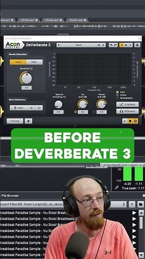 Remove unwanted reverb from audio recordings 🎙️
