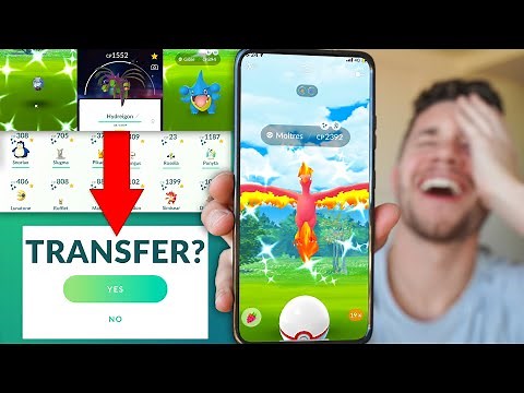 Transferring a Shiny EVERY TIME Moltres isn't Red... max PAIN