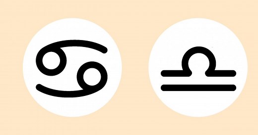 Portrait astrologique du Cancer ascendant Balance