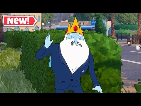 NEW ICE KING Skin Gameplay In Fortnite! (Adventure Time)