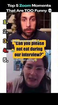 Top 5 Zoom Call Moments That Are TOO Funny 💀