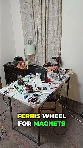 Magnets & Ferris Wheels: Building a Drone Engine! #shorts