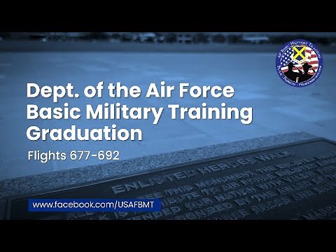 USAF Basic Military Training Graduation Ceremony: Flights 677-692 -- October 31, 2024