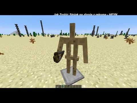 Jak robic stojaki na zbroje z rękoma REDSTONE