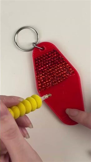 Rhinestoned Fall Keychain
