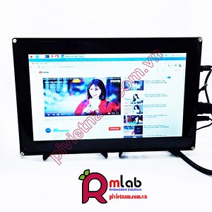 Màn hình LCD 10.1inch HDMI (H) (with case), 1024x600, cảm ứng điện dung Waveshare