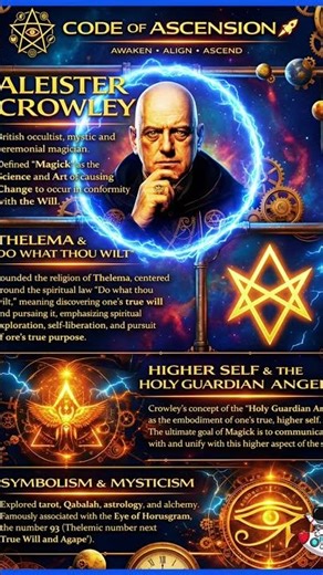 Aleister Crowley Explained: Magick, Thelema, the Higher Self, and Occult Symbolism