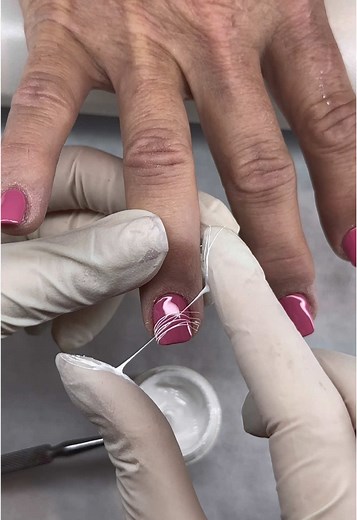 Spider Gel Nail Tutorial: Step-by-Step White, Pink, Glitter Design