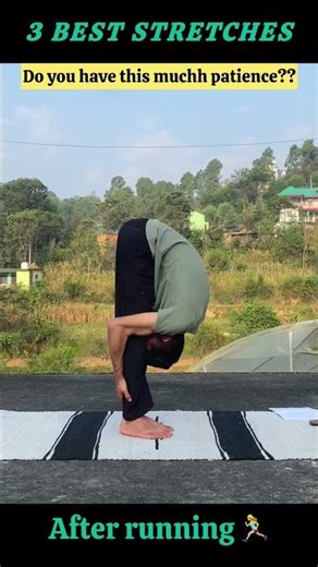 Best 3 streches after running || Help me reach 1million subscribers #postworkout