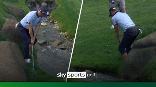 PGA Championship: Justin Thomas hits INCREDIBLE recovery shot from bank at Quail Hollow