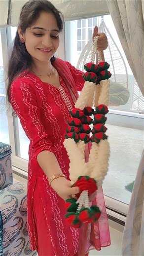 Crochet varmala Full tutorial/ simple crochet pattern/ crochet varmala for wedding 🤗