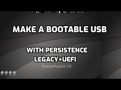bootable puppy USB with persistence