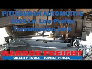 PITTSBURGH AUTOMOTIVE 2000 Lb. Low-Profile Transmission Jack Harbor Freight