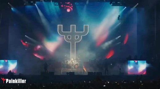 Judas Priest- Painkiller Song Intro Short Film I was asked to create a 1 minute opening video for the song "Painkiller". I was given the album cover art as inspiration. The concept I proposed was to dive into the world of the red post-apocalyptic city featured in the background of the painkiller album cover art. We move slowly through 6 scenes of ashes and embers flying, building crashing down and people running for safety as the world is burning down around them. Eventually we pull out show the