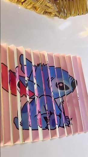 Magic Paper Illusion – Tabula Scalata / Agamograph Tutorial”#shortfeed #art #painting #papercraft #