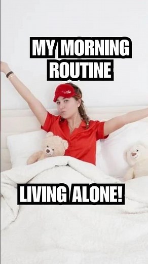 MY MORNING ROUTINE LIVING ALONE! #shorts #vlog #grwm