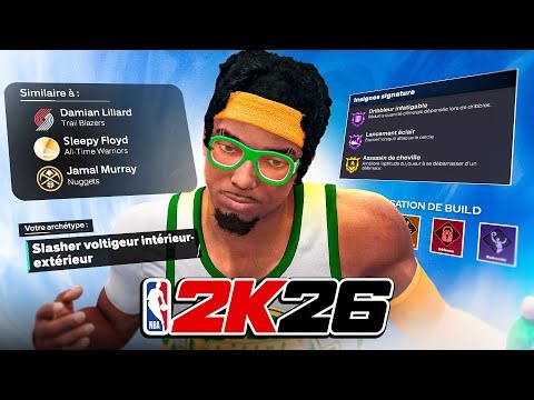 LE MEILLEUR BUILD MENEUR POUR DÉBUTER SUR NBA 2K26...