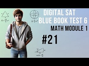 Question 21, Math Module 1, SAT Bluebook Test 6 – SAT Prep